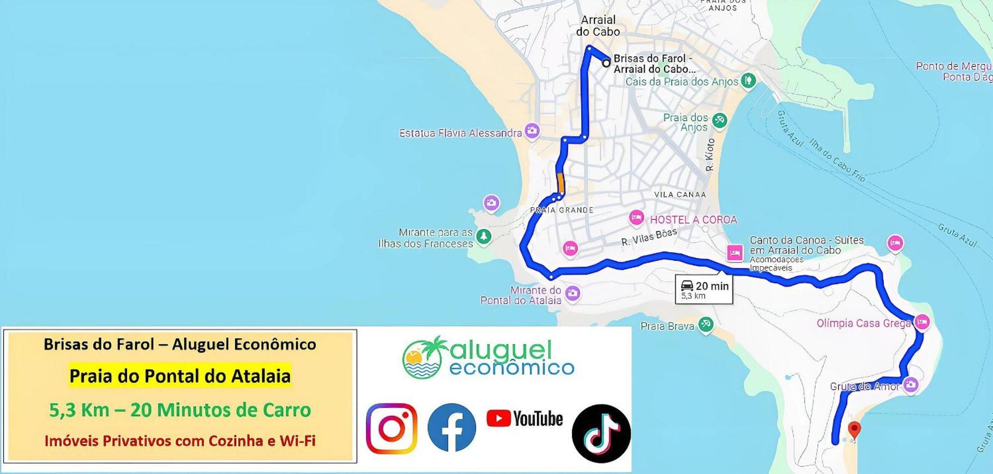 Arraial Do Cabo - Brisas Do Farol - Aluguel Economico Apartment Екстериор снимка